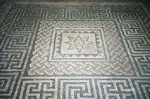 Mosaic floor